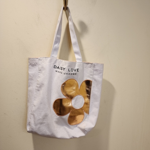 Daisy Love Marc Jacobs White Canvas Tote bag - Picture 2 of 10